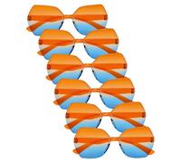 Boland - Lot de lunettes de fête hippie