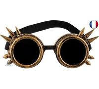 Boland - Lunettes Cyberpunk, Rétro, Spacy, Steampunk, Épines, Élastique, Ca