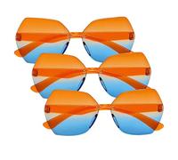 Boland - Lunettes de fête Hippie en kit, Lunettes pour adultes, Lunettes fun, Festival, Flower Power, Accessoires pour déguisements de carnaval