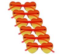 Boland - Lunettes de fête Love & Peace en kit, Lunettes pour adultes, Lunettes de plaisir, Hippie, Festival, Fête à thème, Accessoires pour déguisements de carnaval