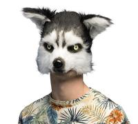 Boland - Masque animalier en peluche pour adultes, demi-masque réaliste pour le carnaval, une fête à thème ou un événement cosplay animalier