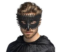 Boland - Masque Corbeau, Accessoire de Costume | Masque corbeau pour Carnaval, Halloween et soirée à thème