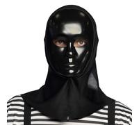 Boland - Masque de mime avec capuche, masque intégral pour adultes, accessoire de costume pour Halloween, carnaval, soirée à thème