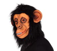 Boland-Bol00142 Chimpanzee Masque de Singe Latex avec Fourrure, 10131745, Marron