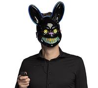 Boland - Masque LED, masque avec lumière, masque d'horreur pour carnaval, accessoire pour costumes de fêtes costumées, masque d'Halloween