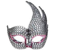 Boland MASQUE LOUP VENICE BRILLANTI | Masque pailleté à sequins pour costume, Carnaval, bal masqué, soirée à thème, Venise