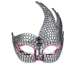 Boland MASQUE LOUP VENICE BRILLANTI | Masque pailleté à sequins pour costume, Carnaval, bal masqué, soirée à thème, Venise
