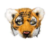 Boland Masque tigre en peluche adulte - Multicolore - Taille unique