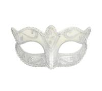 Boland – Loup vénitien féminin argenté – Pour soirées masquées et costumes Renaissance