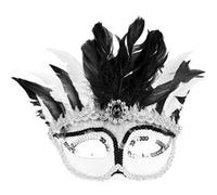 Boland masque Venice Gazza vestimentaire dames noir/blanc taille unique Wit G