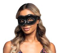 Boland - Masque vénitien pour les yeux avec paillettes, masque pour les déguisements, le carnaval, les fêtes à thème et Halloween