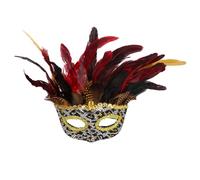 Boland Masque pour les yeux Vaudou Marasa 72218 – Accessoire carnaval Halloween Taille unique