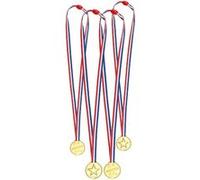 Boland médailles Gagnant avec ruban or junior 4 pièces Goud G