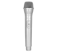 Boland - Micro de Pop Star argenté, 23,5 cm | Fausse guitare de karaoké et accessoires de costume pour déguisements de pop star, le carnaval et les soirées karaoké