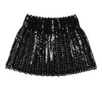 Boland mini jupe femme paillettes noir taille unique Zwart G