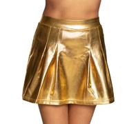 Boland - Mini Jupe Shiny élastique Extensible Adulte Tissu Brillant Disco Costume Carnaval fête à thème