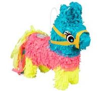 Boland mini-piñata chevalet 20 x 18 cm papier bleu/rose/jaune Multicolor G