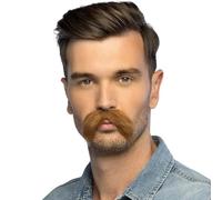 Boland - MOUSTACHE BRUN POSTICHE AUTOCOLLANT HOMME