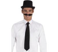 Boland moustache Flexibel hommes noir Zwart G