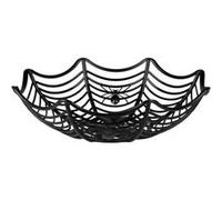 Boland panier toile d'araignée Halloween 27 cm polypropylène noir Zwart G