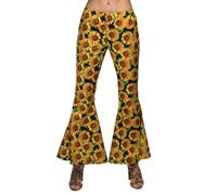 Boland - Pantalon à pattes d'éléphant pour hommes ou femmes, idéal pour le carnaval, le festival ou la fête à thème, pantalon hippie avec une jambe large