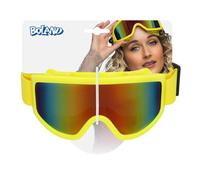 Boland party skibril neon geel