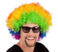 Boland - Perruque bouclée pour adultes, Coiffure courte en cheveux synthétiques, Perruque pour le carnaval, Halloween et JGA, Accessoires pour les déguisements de carnaval