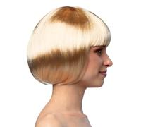 Boland - Perruque cabaret, mi-longue, bob avec franges, cheveux synthétiques, coiffure, fête à thème, carnaval, soirée déguisée, costume