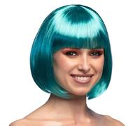Boland - Perruque cabaret, mi-longue, bob avec franges, cheveux synthétiques, coiffure, fête à thème, carnaval, soirée déguisée, costume