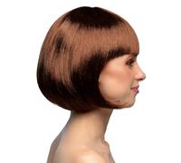 Boland - Perruque cabaret, mi-longue, bob avec franges, cheveux synthétiques, coiffure, fête à thème, carnaval, soirée déguisée, costume