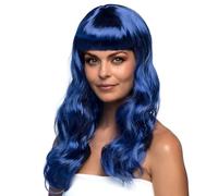 Boland Perruque Chique – cheveux synthétiques longs et lisses avec frange – costume/carnaval