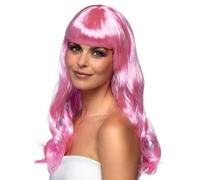 Boland – Perruque Chique – cheveux synthétiques longs et lisses avec frange – Carnaval
