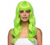 Boland - Perruque Chique, cheveux synthétiques longs et lisses avec frange, coiffure, EM, WM, Accessoire, Costume, Accessoire, Fête foraine, Carnaval