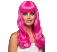 Boland - Perruque Chique, cheveux synthétiques longs et lisses avec frange, coiffure, EM, WM, Accessoire, Costume, Accessoire, Fête foraine, Carnaval