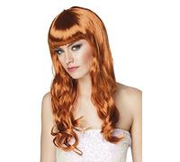 Boland - Perruque Chique, cheveux synthétiques longs et lisses avec frange, coiffure, EM, WM, Accessoire, Costume, Accessoire, Fête foraine, Carnaval