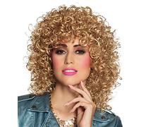 Boland - Perruque Club pour adultes, cheveux artificiels bouclés, coiffure pour déguisements, carnaval, fête à thème, Halloween ou JGA
