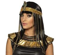 Boland Perruque de reine égyptienne avec bandeau - Taille standard - Multicolore - Parfait pour le carnaval, les soirées à thème et le cosplay - Déguisement égyptien