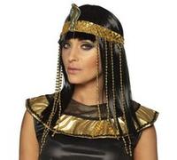 Boland perruque reine d'Egypte avec bandeau taille unique Goud G