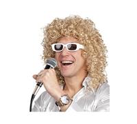 Boland Perruque Singer Hommes avec lunettes Blond G