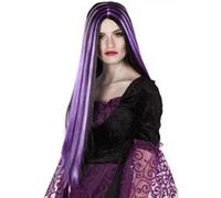 Boland perruque Witch Lona ladies 25 x 19 cm polyester noir/violet rouge G
