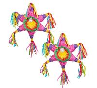 Boland - Pinata étoile, lot de 2, décoration, jeu pour anniversaire, fête à thème et carnaval