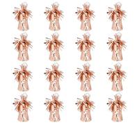 Boland - Poids pour Ballons avec Feuille Métallique, 16 Pièces, 160-180 g, Lestage pour Ballons à Air et à Hélium, Or Rose