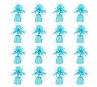 Boland - Poids pour ballons avec feuille métallique, 16 pièces, 160 - 180 g, poids pour ballons, pour ballons de baudruche et ballons à l'hélium