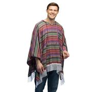 Boland - Poncho mexicain taille unique, haut pour adultes, costume mexicain pour festival, carnaval ou soirée à thème