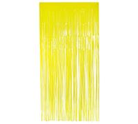Boland - Rideau d'aluminium néon, 200 x 100 cm, décoration de fête pour le Nouvel An, mariage ou anniversaire, décoration, rideau de guirlandes