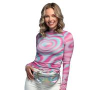 Boland - Sac Banane holographique, rétro, Accessoires pour déguisements de Carnaval, Sac ventral, Accessoires pour Festivals, Carnaval, fête à thème