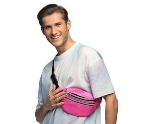 Boland - Sac banane holographique, rétro, accessoires pour déguisements de carnaval, sac ventral, accessoires pour festivals, carnaval, fête à thème