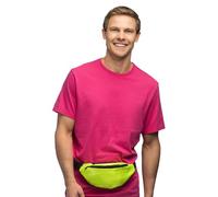 Boland - Sac Banane rétro en Couleurs néon, Sac pour la fête à thème des années 90, Sac ventral idéal pour Les Festivals, Les Costumes et la Vie Quotidienne (Lot de 2)