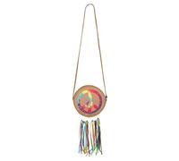 Boland - 44493 - Sac hippie avec symbole Peace, sac à bandoulière pour carnaval, festival, sac à bandoulière