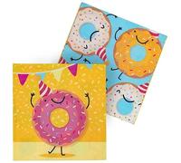 Boland Sachet 20 Serviettes Donut en Papier 33x33cm